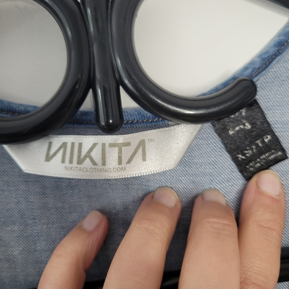 Denim mini dress by Nikita size XS - Picture 13 of 15